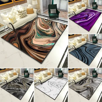 

Modern Abstract Color Paint Art Print Area Rug Rectangle Carpets Living Room Bedroom Decor Anti-Slip Floor Mat Carpets Customize