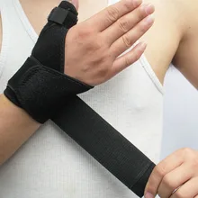 Защита баскетбольного растяжения фиксированная поддержка уход большой палец мышь коррекция рук пружинная защита большого пальца