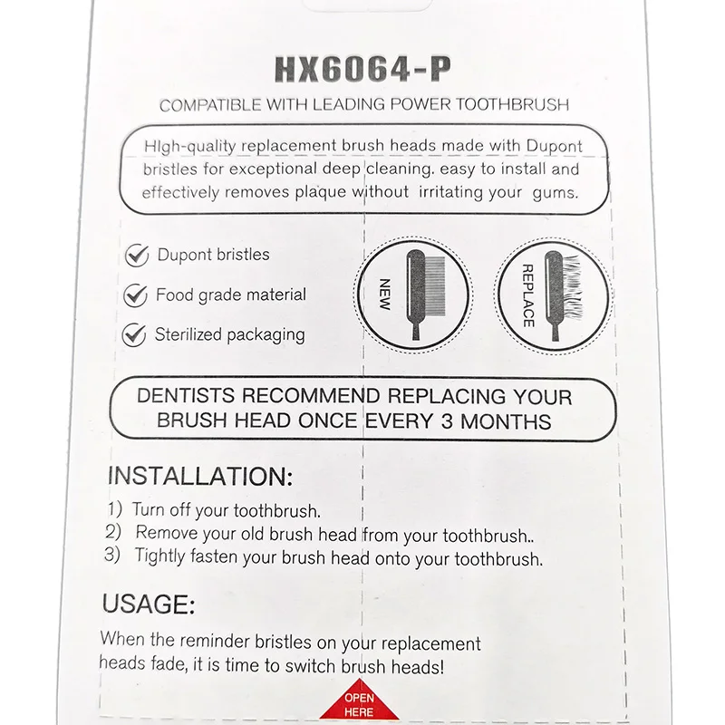 Escova de Dentes Elétrica para Substituição ph Flex Care Diamond Clean Hx6930 Hx9340 Hx6950 Hx6710 Hx9140 32 Pcs