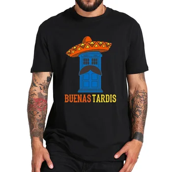 

Buenas Tardis T Shirt Doctor Who Tshirt Simple Short Sleeve Breathable O-neck Homme Comfortable Tops EU Size
