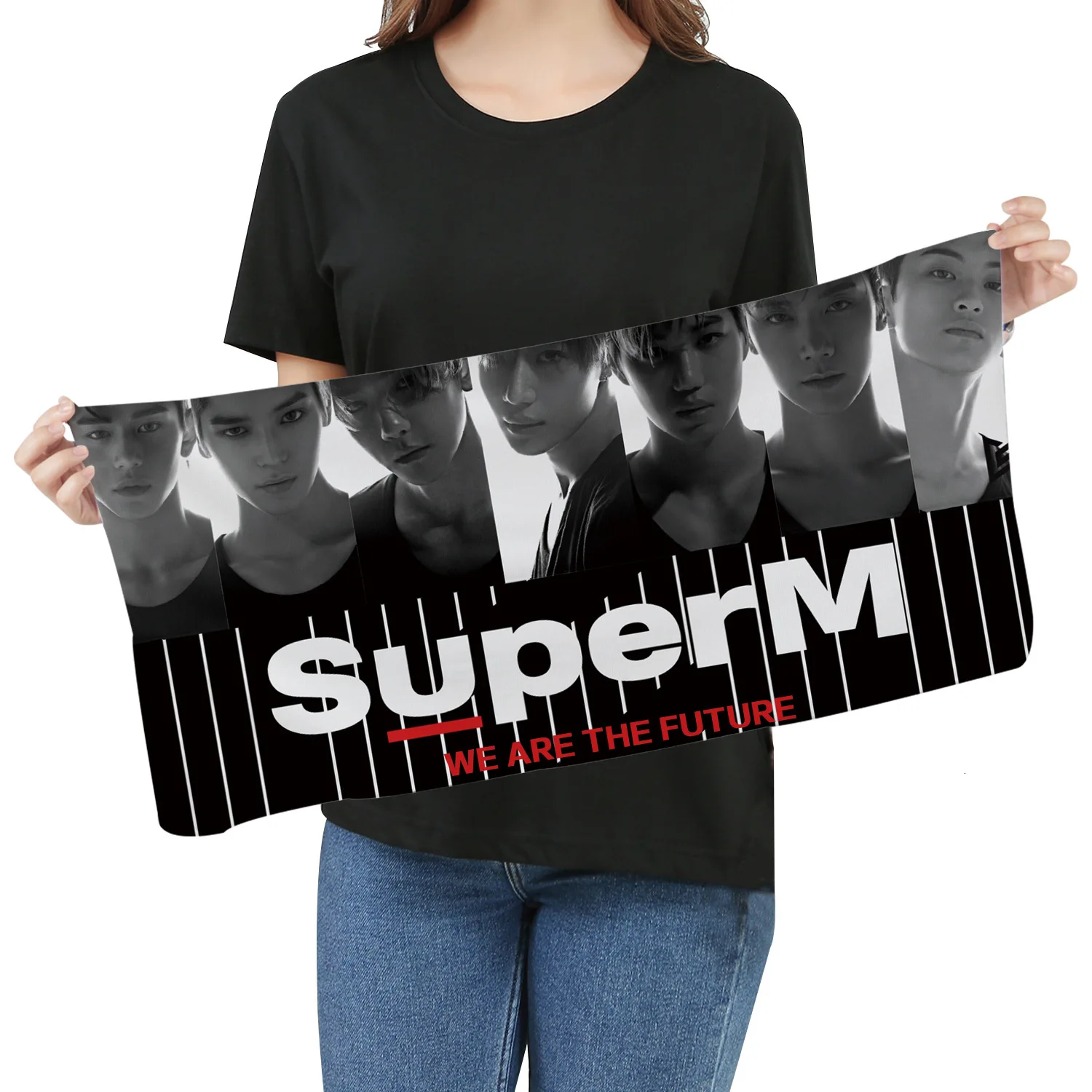 SuperM KPOP super m полотенце вентиляторы ответят на помощь периферийное умывание лица