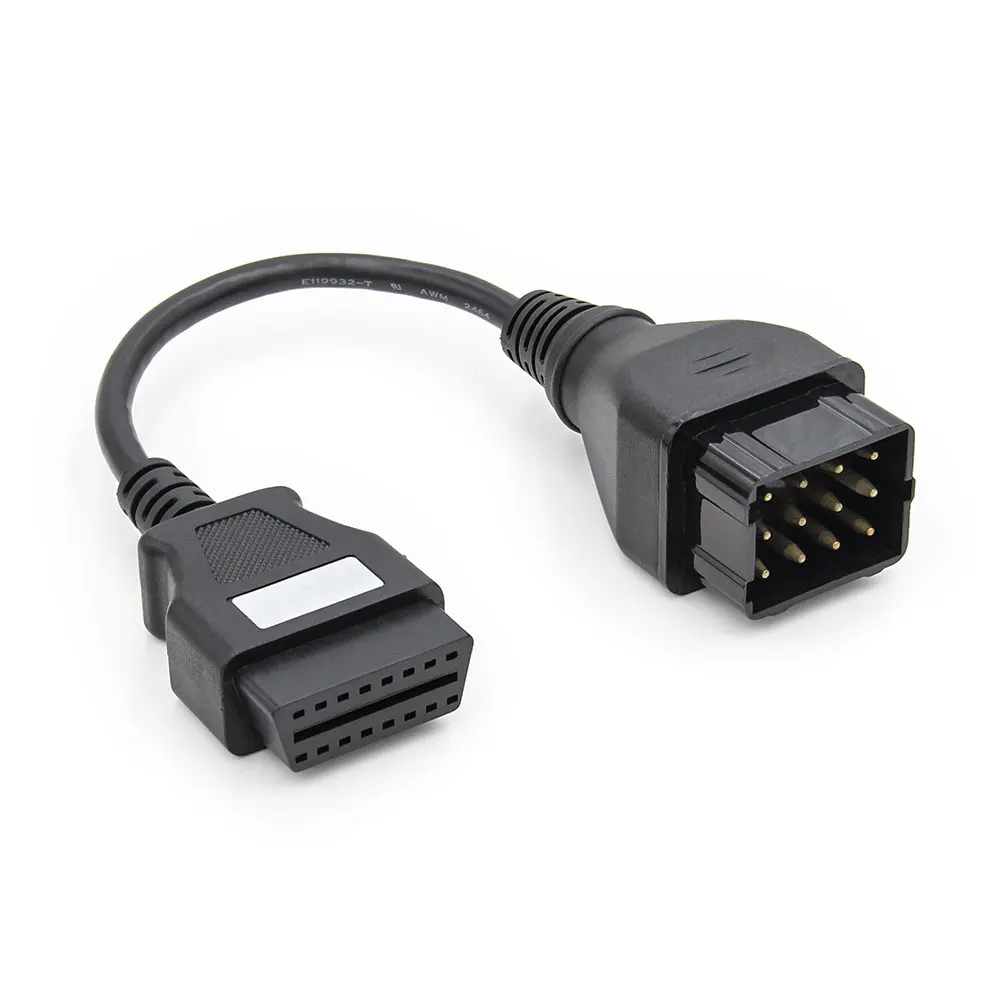 Высококачественный OBD кабель 12pin Для Дизельный для Renault штекер OBD2 16Pin Женский адаптер автомобильного диагностического инструмента конвертер удлинитель - Цвет: for renault diesel