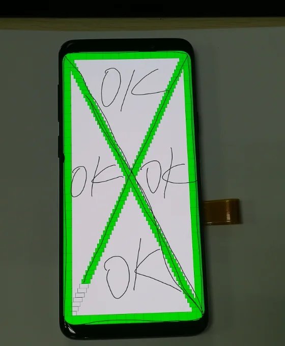 JPFix S9+ точка с рамкой для samsung Galaxy дисплей сенсорный экран дигитайзер с рамкой утечки