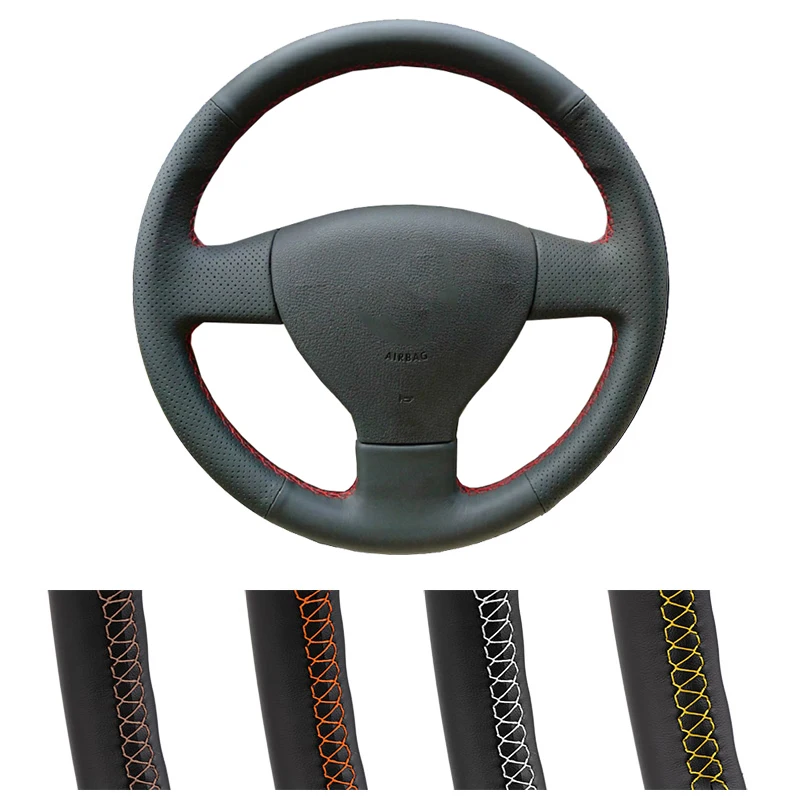 DIY заказной чехол рулевого колеса автомобиля для Volkswagen СТАРЫЙ VW Golf Polo Sagitar Lavida 2010
