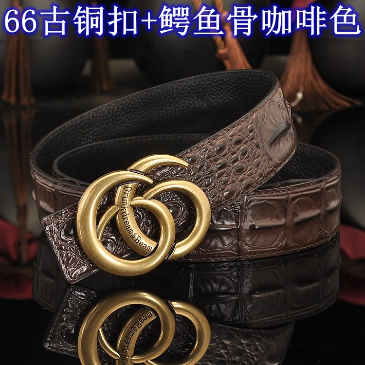 Модные платья cinturones para hombre кожаный ремень для Мужчин cinturon mujer gg ремни для женщин ceinture femme cinturon pasek damski - Цвет: 4