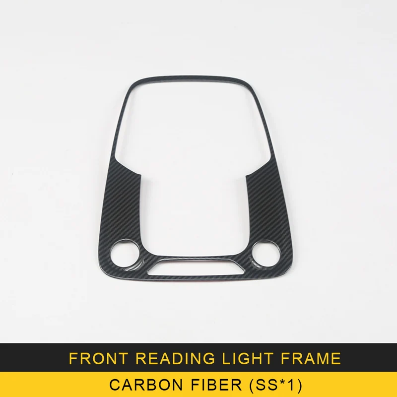 GELINSI для Audi Q5 FY, автомобильный Стайлинг, передний светильник для чтения, панель, хромированная накладка, рамка, наклейка, аксессуары для интерьера - Название цвета: Carbon fiberX1