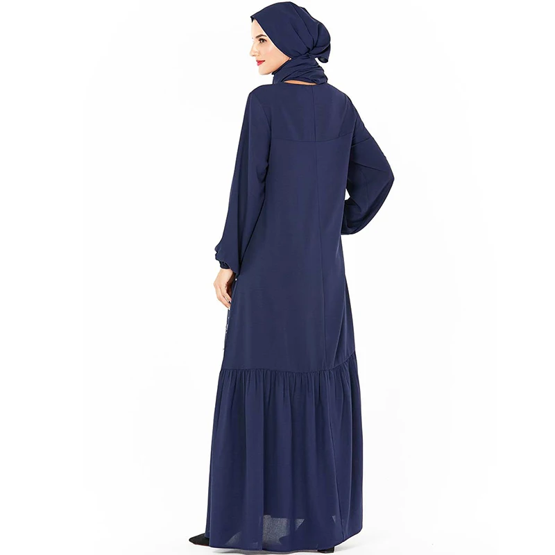 Размера плюс арабская абайя Дубай мусульманский хиджаб платье Исламская одежда для женщин джилбаб кафтан марокаин кафтан турецкие платья Рамадан