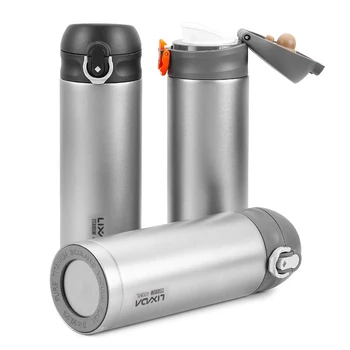

Lixada 400ml Titanium Vacuum Insuated Water Bottle Fitness Sports Lightweight Leakproof Camping Bottle Hydroflask Tableware