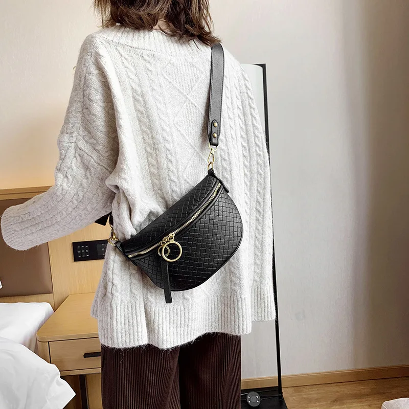 

INS Bag Women's 2019 New Style Korean-style-Style Crossbody Bag Versatile Wallet Rhombus Women's Chest Pack