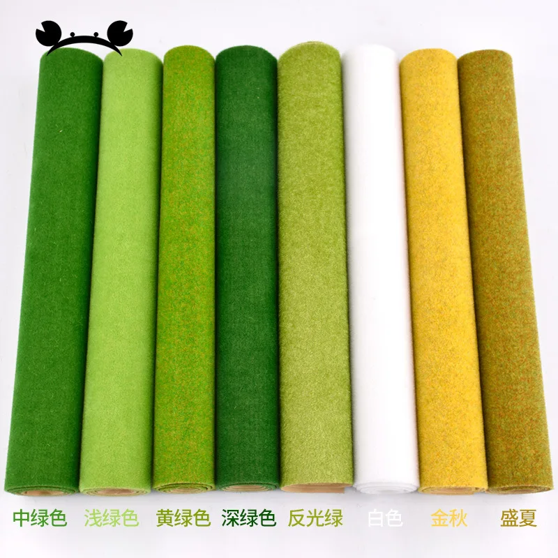 Building Model Material Sand Table Nylon Turf DIY Grass Landscape Green Turf Model Turf Grass Brown Paper