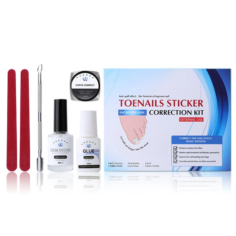 

Foot Care Tool Set Ingrown Toenail Straightening Clip Curved Patch Nail Art Lifter Fixer Recover Correction Manicure Tools TSLM1