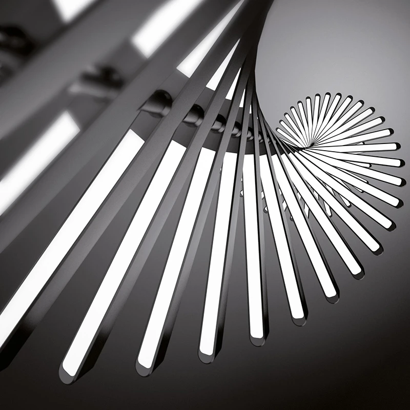 Nordic Kitchen Chandelier for living room Rotatable Led Chandeliers Dining room decor Lamp Dimmable Lighting Fish skeleton light