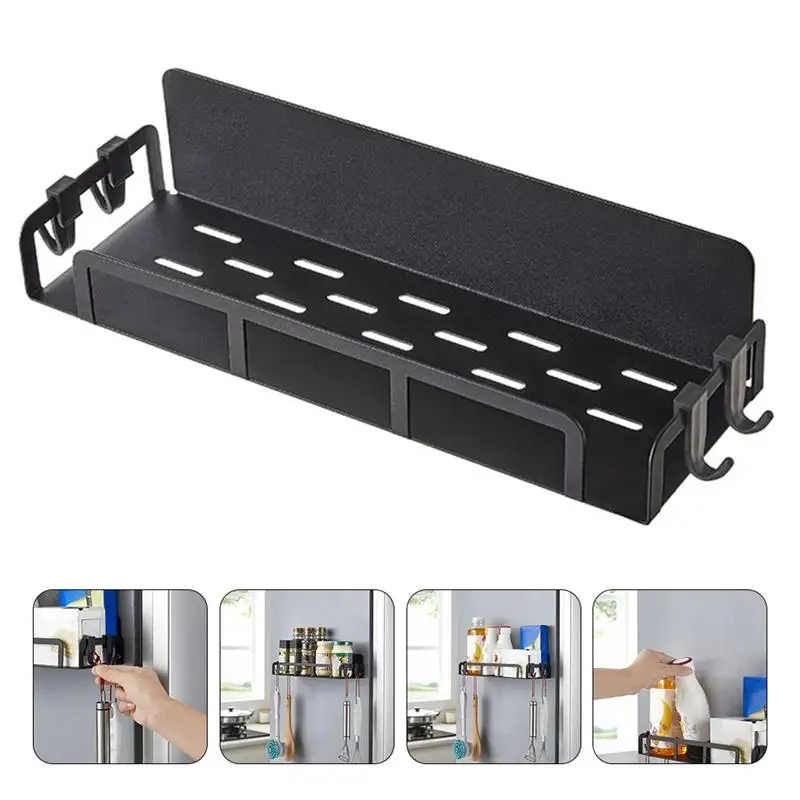 

Kitchen Organizer Refrigerator Rack Side Shelf Sidewall Holder Multifunctional Household Fridge Storage Magnetic