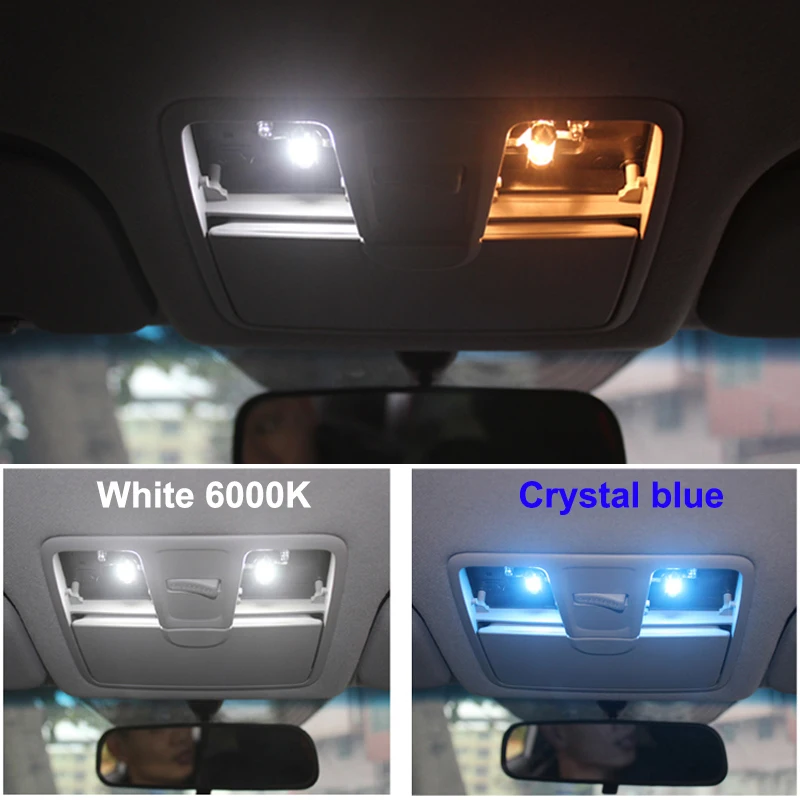 8 шт. Canbus Светодиодная лампа для освещения салона автомобиля Комплект Volkswagen VW Golf 4