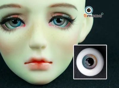 1/8 1/6 1/4 1/3 BJD Accessories doll eyes Glass eyeball for BJD/SD YOSD MSD SD16 DD,not include doll head and other E2573 - Цвет: D1