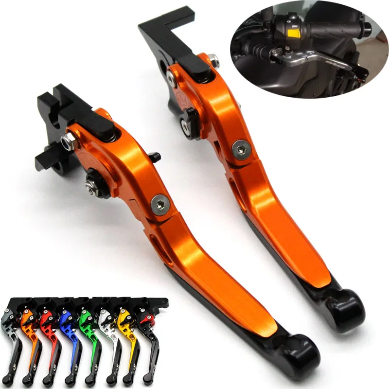 

For KAWASAKI KLR650 KLR 650 KLR250 KLR 250 1987-2008 Motorcycle Accessories CNC Adjustable Folding Brake Clutch Lever