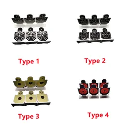 6 pcs/Lot Tactical Shooting Target Set Useful Hunting Airsoft Target Glock 17 P1 Metal