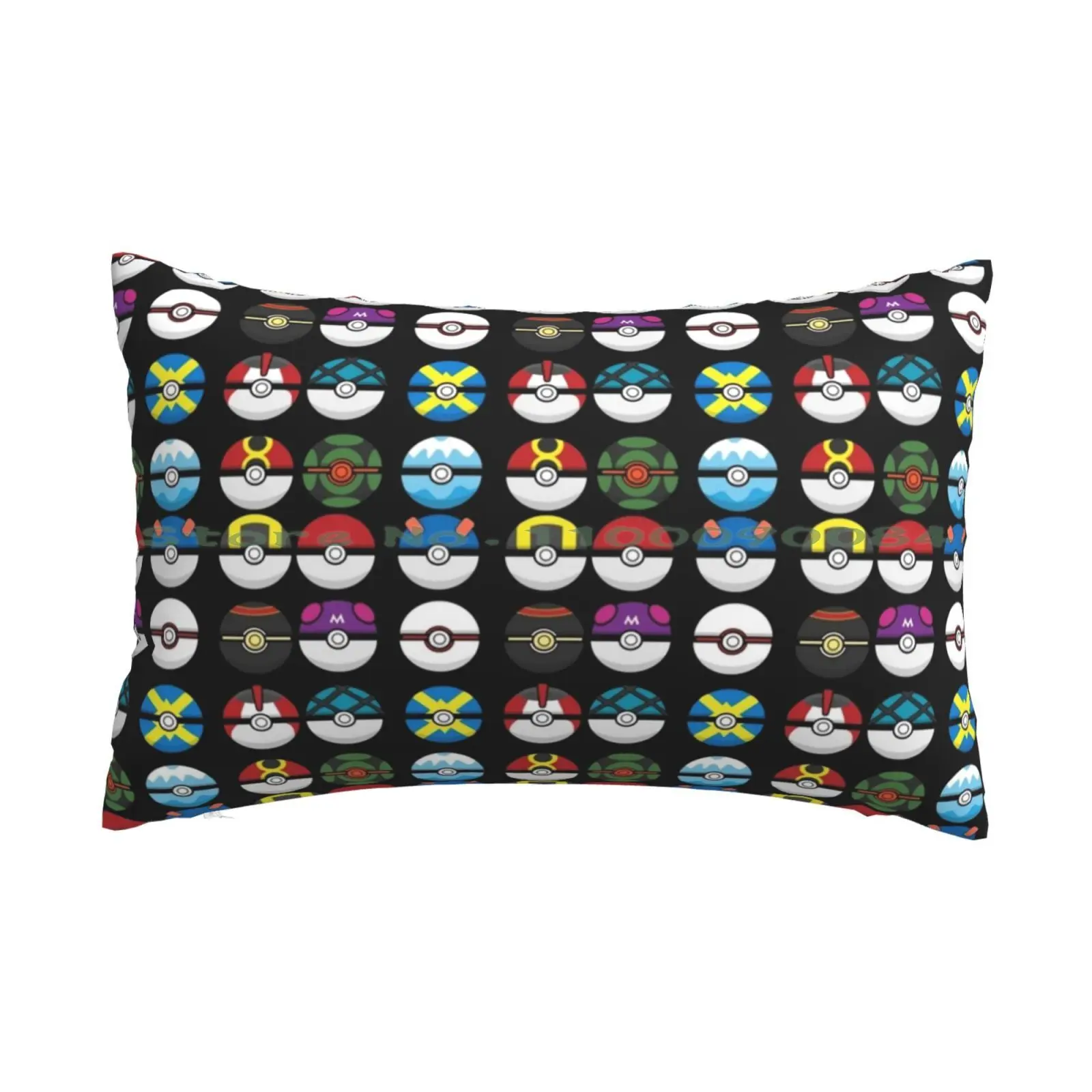 Pokeball Federa 20X30 50*75 Divano Camera Da Letto Pokeball Perché Mon Anime Pikchu Serie Animato Kawai Bambini Ragazzi Fanart