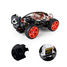 SunFounder Robot de Control remoto para Raspberry Pi, Kit de coche de vídeo inteligente V2.0 RC, controlado por aplicación, juguetes (RPi no incluido)