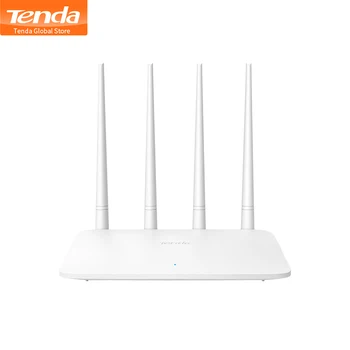 

Tenda F6 WIFI Router 300Mbps 2.4G 802.11 b/g/n 4 Antennas Band Wireless Routers WiFi Repeater APP Control Support for Russian