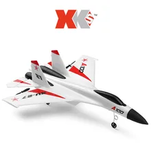 Wltoys XK A100-SU27 модель радиоуправляемого самолета 2,4G 3CH EPP трехканальный фиксированный пульт дистанционного управления планер самолет RTF RC размах крыльев игрушка