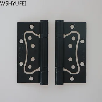 

WSHYUFEI 2pcs Stainless Steel Hinges Furniture Flap Hinge Counter 4 inch Hinge Drawer Hinges Jewelry Boxes Furniture Fittings