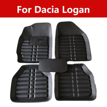

Waterproof Cusom Fit Artificial Leather Car Floor Wir Mats For Dacia Logan All Weather Protection