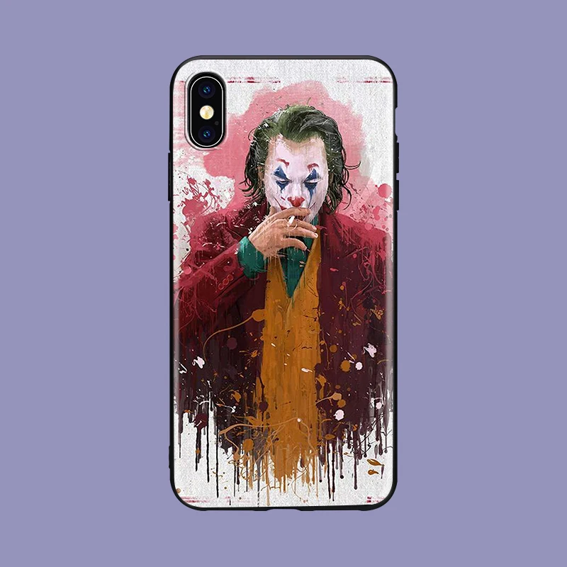 Joker Joaquin Phoenix Мягкий ТПУ чехол для телефона Apple IPhone X XR XS MAX 7 8 7plus 6 6S Plus 5 5S SE