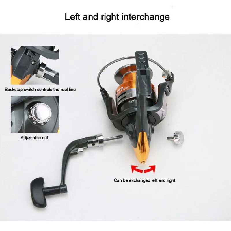 Aluminum Spinning Reel Lightweight Saltwater Fishing Reel Ultra Smooth Powerful Spool Reels ice fishing reel fishing vessel reel