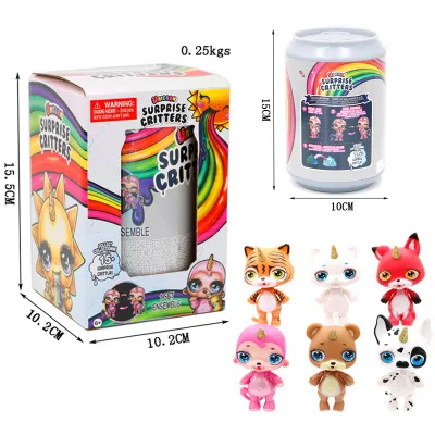 

Poopsie Slime decompression unicorn Soft clay doll shiny rainbow crystal mud rocking childrens compressible kid toys