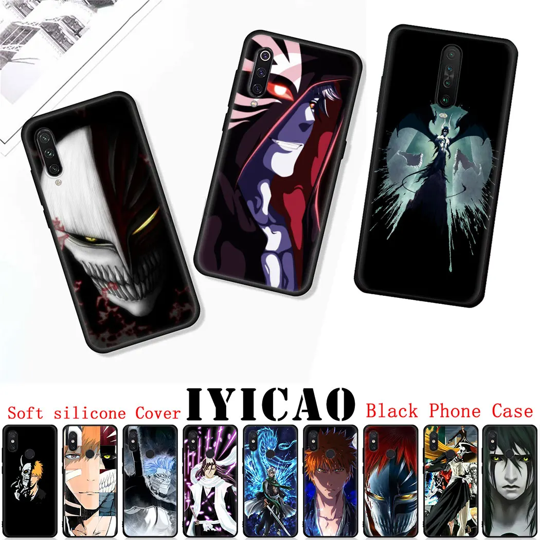 Soft silicone Cover for Xiaomi Mi 8 9 A2 SE Lite Pro 6 F1 A1 5X A3 Black Phone Case Anime Bleach Cool | Мобильные телефоны и