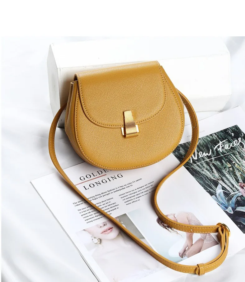 

Ladies Crossbody bags in Beautiful Shell shape Yellow/Burgundy and Black color Luxury Messenger bags women Genuine Leather Bags