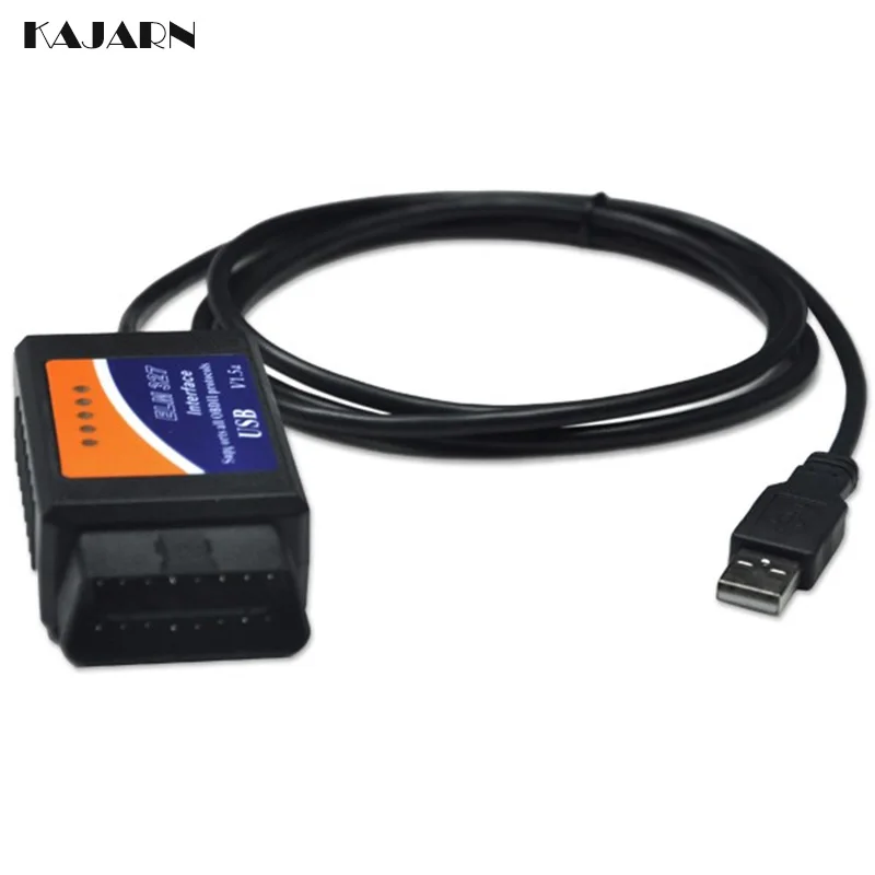 #*Cheap ELM327 USB V1.5 OBD2 Car Diagnostic Interface Scanner For PC OBDII Diagnostic Tool ELM 327 OBD 2 Code Reader Scanner
