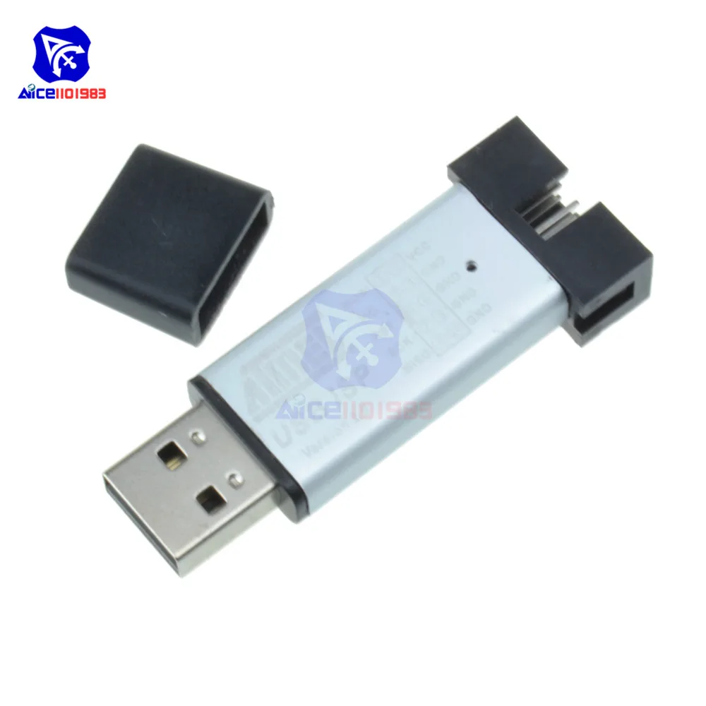 Diymore USBASP USBISP ISP программатор загрузчик для Arduino 51 ATMEL AVR с поддержкой 64 бит Win7 32Bit Win98