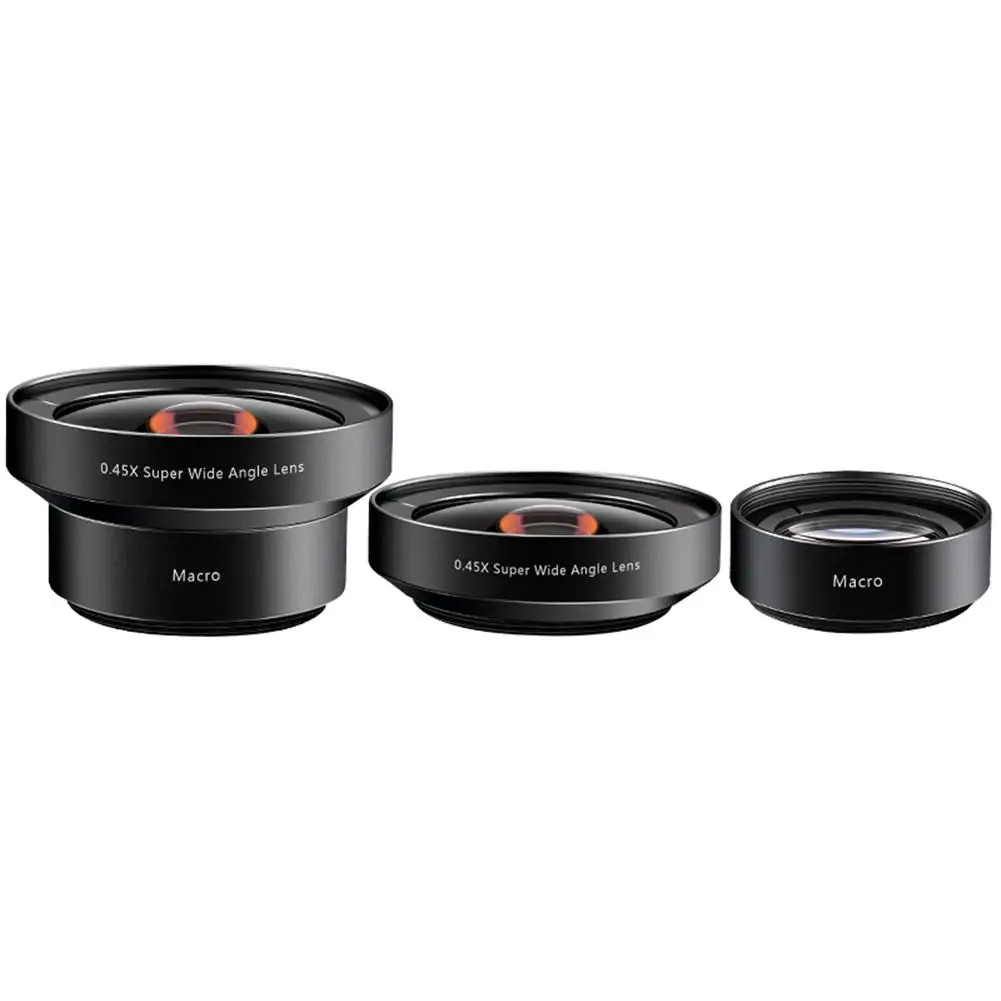 D7-2 сотовый телефон Камера клип-на объектив Kit 0.45X Широкий формат микро объектив Kit