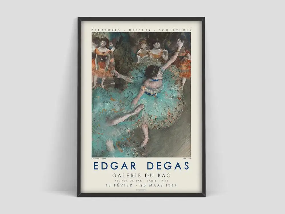 Эдгар дегас постер на балерины Degas выставочный балет музейное искусство Matisse Exm Ga |