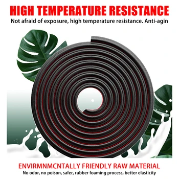

Upgraded 10M Double Layer Seal Strip Car Door Trunk Weather Strip Edge Moulding