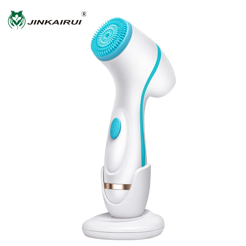 JinKaiRui Micropulsation Supreme Силиконовое очищающее устройство для лица, очищающее от угрей, подтягивающее кожу, зарядка через usb
