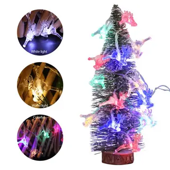 

Christmas Little Elk String Lights Holiday Decoration Light Strings Garland LED Decoration For Christmas Garland On The Window