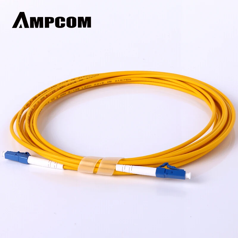 AMPCOM LC волоконный патч-кабель Simplex 9/125 LC/UPC к LC/UPC Одномодовый Перемычка Одномодовый патч-корд lc/lc SMF AMPCOM LC волоконный патч-кабель Simplex 9/125 LC/UPC к LC/UPC Одномодовый Перемычка Одномодовый патч-корд lc/lc SMF