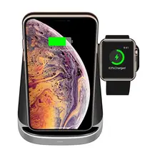 3 in1 Многофункциональный зарядная станция QI Беспроводной для 2/3/4 док-станция с креплением для iPhone подставка держатель для AirPods Зарядное устройство D5Y4