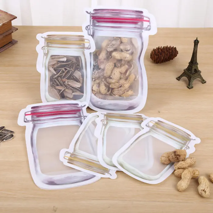 Многоразовые бутылки Мейсон Ziplock мешок FP8