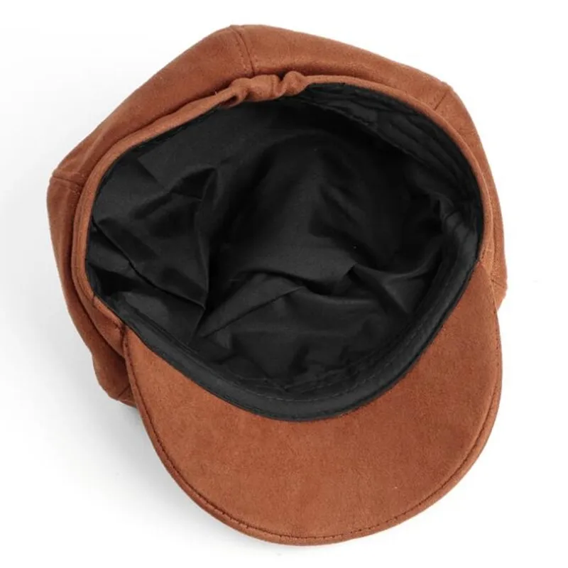 SILOQIN женские шапки Snapback Осень Зима Новая мода замша Newsboy шапки удобные для отдыха леди бренды восьмиугольная шляпа Chapeu
