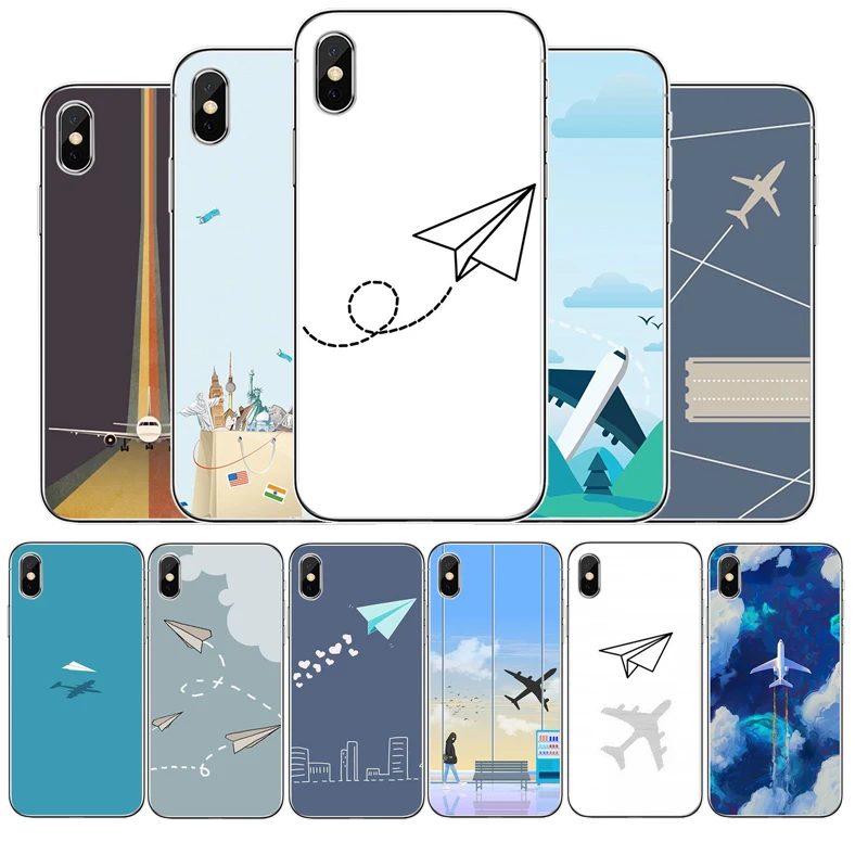 Чехол для телефона Love Travel world plane aircraft iphone 11 Pro MAX 5 6 7 8 9 10 X XS XR XSMAX Plus SE 2020 | Мобильные