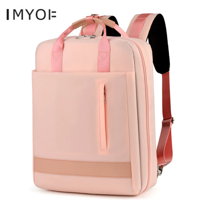 

Women's Oxford Laptop Backpack Large Capacity Waterproof USB Charing School Bags for Teenager Girls Unisex 15.6 Inch Travel Bag