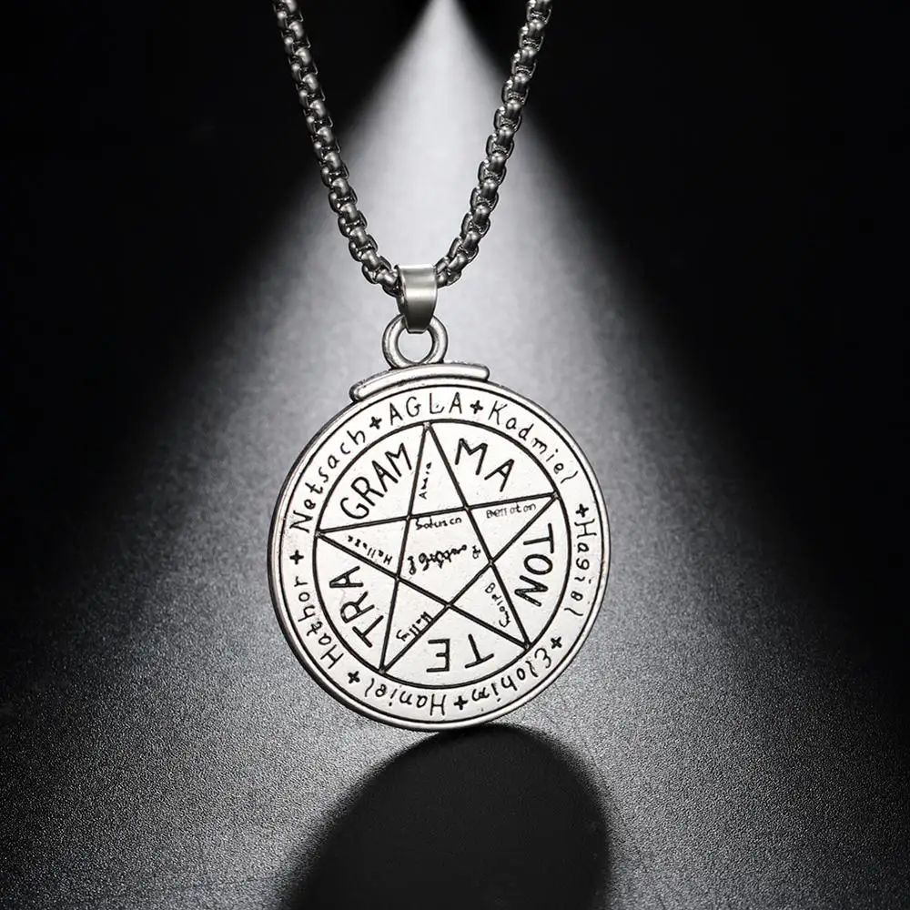 Кулон Пентакль Wiccan Talisman Love Tetragrammaton Seal of Solomon|seal necklace|solomon sealwiccan necklace |