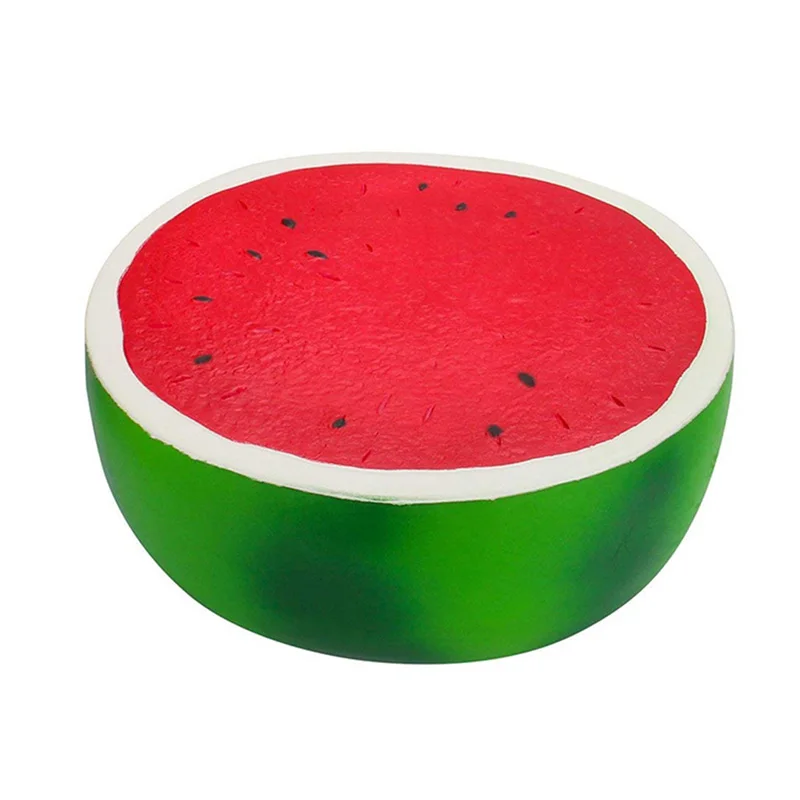 watermelon Мягкий большой Оранжевый Арбуз клубника персик Jumbo медленно поднимающаяся игрушка забавная коллекция сжимаемых игрушек для детей игрушки подарок - Цвет: watermelon
