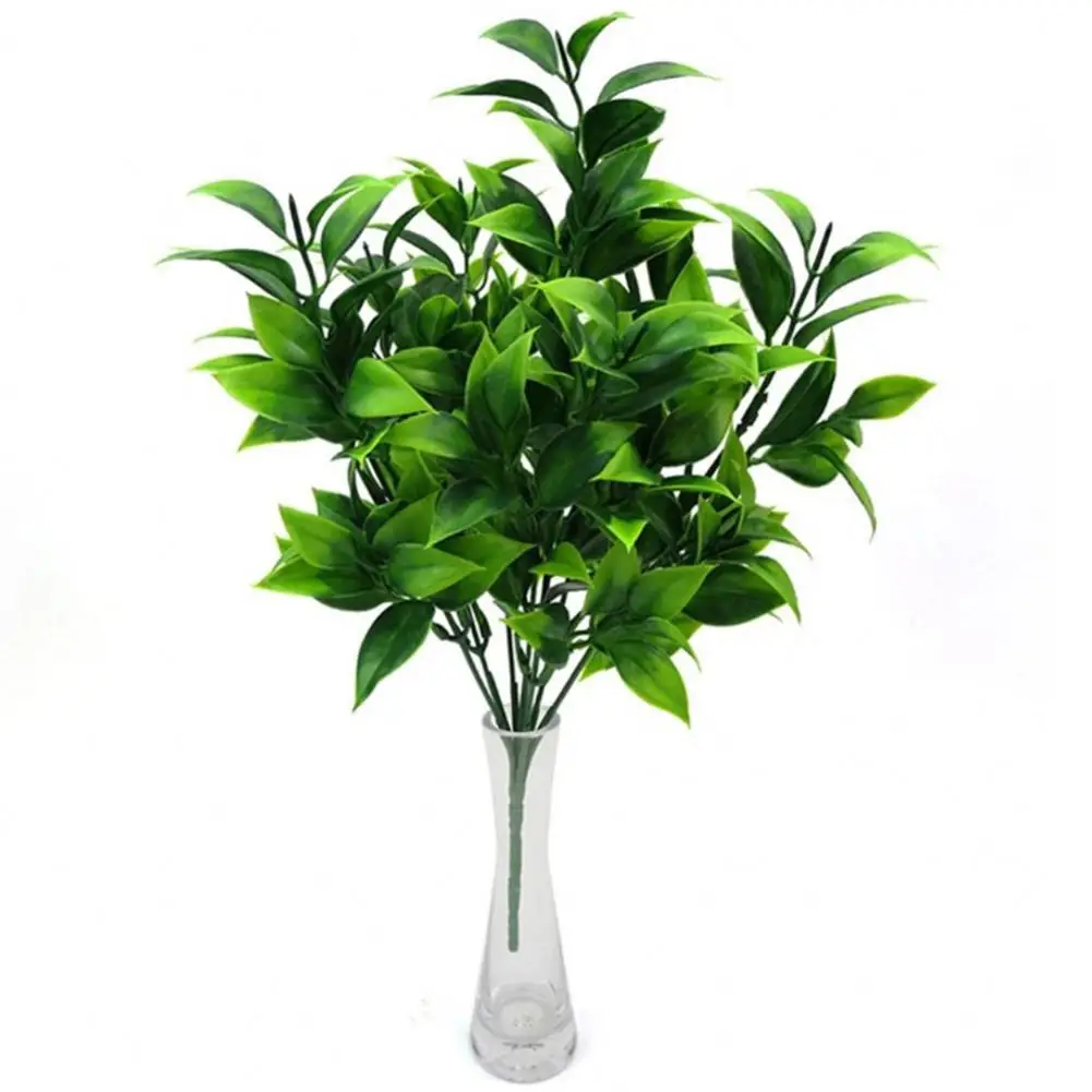 1Pc Artificial Leaf Branch Foliage Plant Bonsai DIY Party Holiday Home Decor | Дом и сад