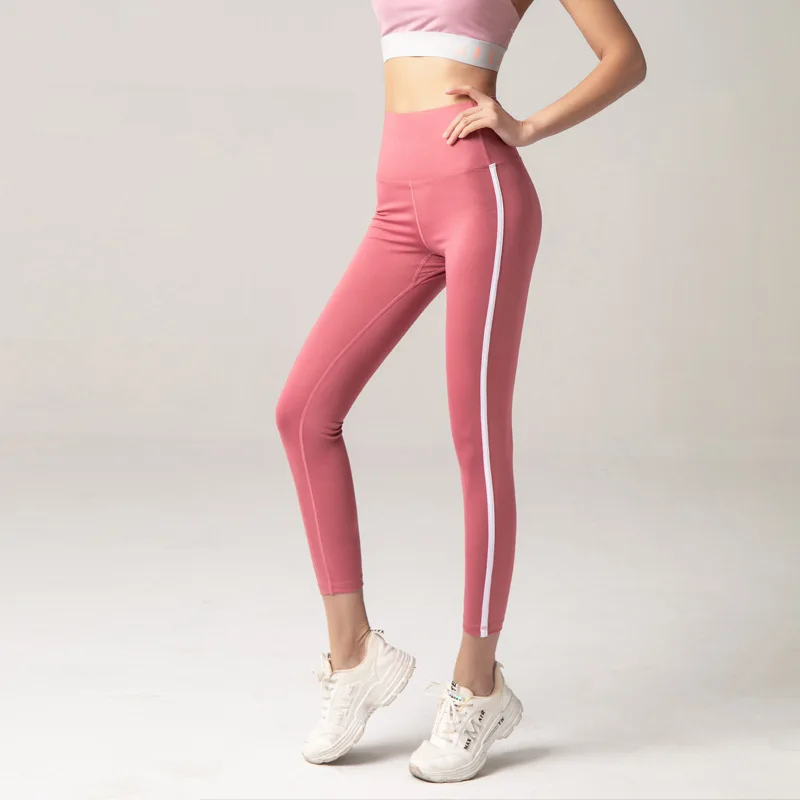 

Штаны Для Йоги 4 цветов, женские леггинсы с высокой талией, спортивные штаны с эффектом пуш-ап для фитнеса, бега, тренировочные штаны, высокоэластичные леггинсы для спортзала и девушек, женские