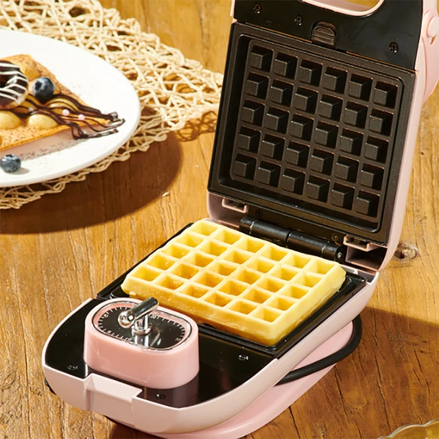 Sandwichera eléctrica ligera, máquina para hacer waffles multifuncional,  tostadora, máquina de desayuno para el hogar con bandeja para hacer waffles  - AliExpress